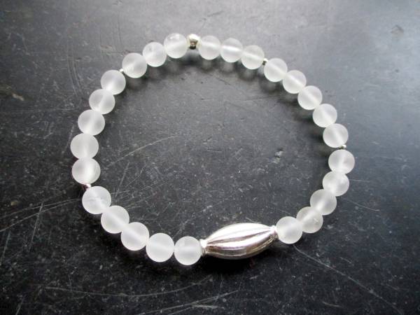Armband, Bergkristall, Sterlingsilber, Silber, weiß, Braut, Schmuck