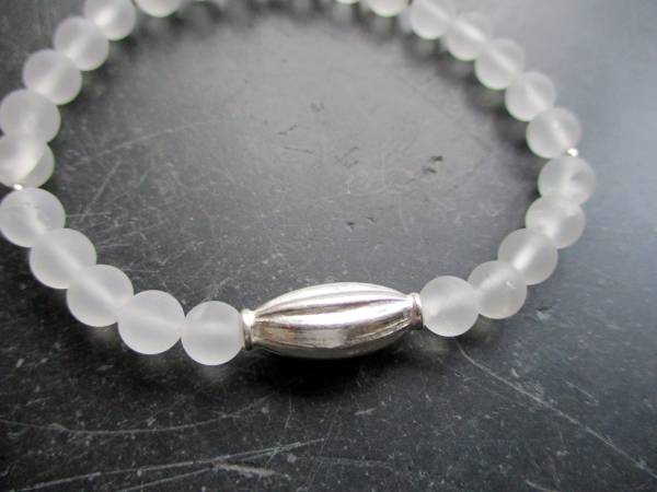 Armband, Bergkristall, Sterlingsilber, Silber, weiß, Braut, Schmuck