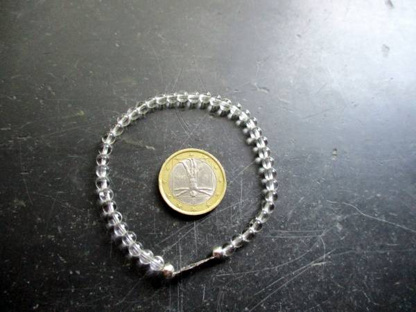 Armband, Symbol Armband, Bergkristall, Sterlingsilber, Hand von Fatima, Schutz