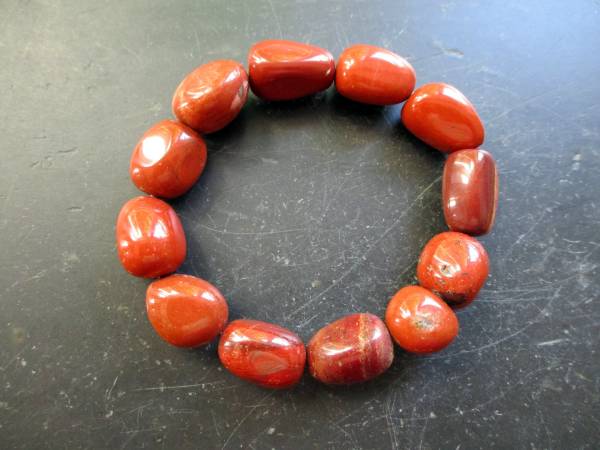 Armband, Jasspis, rot,   Männer, Schmuck, Widder