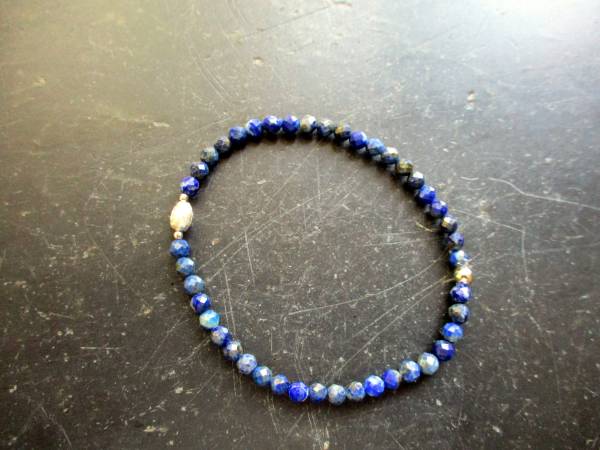 Armband, Symbolarmband, Lapislazuli, Schnecke, Silber, Unisex