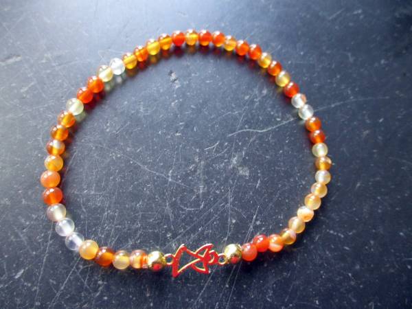 Armband, Symbolarmband, Mondstein, Engel,  Sterlingsilber, vergoldet