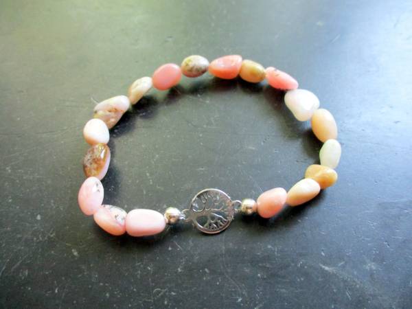 Armband, Symbol Armband, Opal, Baum des Lebens, Sterlingsilber, Schmuck, Frauen