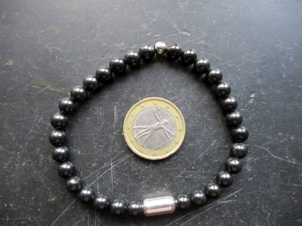 Armband, Schungit, schwarz, Sterlingsilber, Schmuck, Frauen