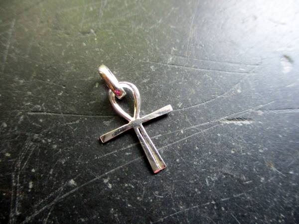 Anhänger, Kreuz, Atlantiskreuz, Ankh, Sterlingsilber, mini, Schutz