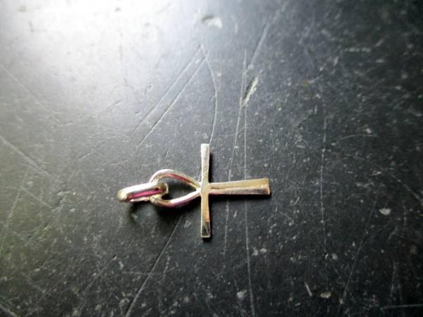 Anhänger, Kreuz, Atlantiskreuz, Ankh, Sterlingsilber, mini, Schutz