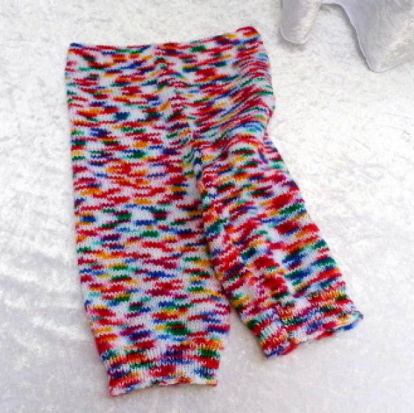 Baby Hose, Hose, Strickhose,bunt, Wolle, Kombi Mode
