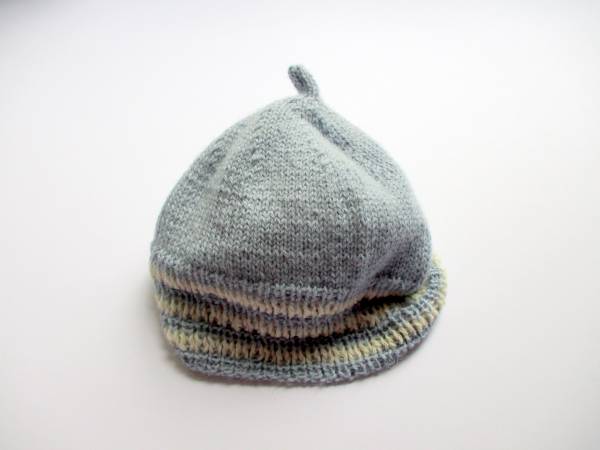 Baby Mütze, Haube, Mütze, Mützchen, blau, Junge, Mädchen, Puppen, Wolle