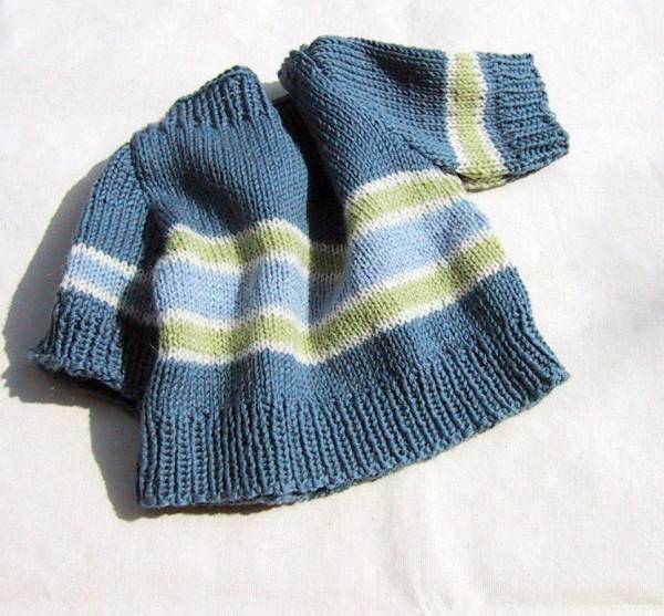 BabyPulli, Baby, Pullover, Pullunder, blau, Baby, Baumwolle