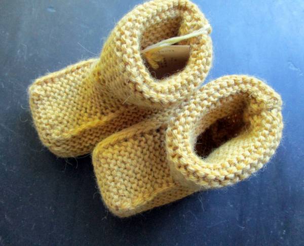 Baby, Schuhe, ocker, Taufe, Puppen, Hochzeit, Wolle