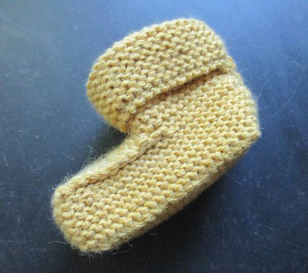 Baby, Schuhe, ocker, Taufe, Puppen, Hochzeit, Wolle