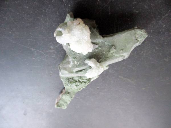 Bergkristall, Bergkristall mit Chlorit, grün, Phantomquarz, Deko