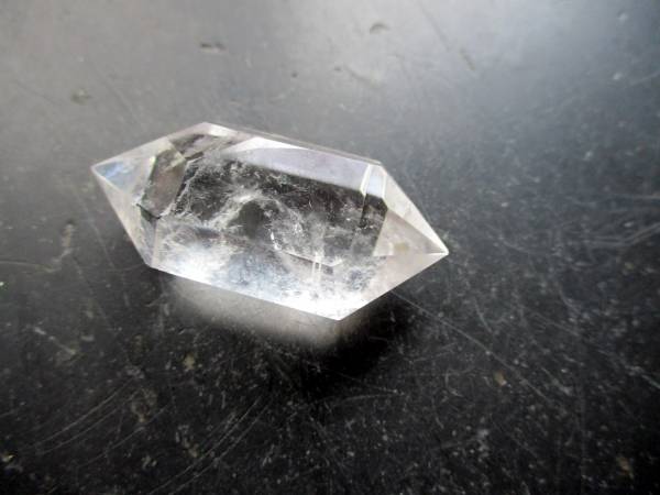 Bergkristall, Doppelender, Edelstein, klar, Deko, Meditation, Reiki