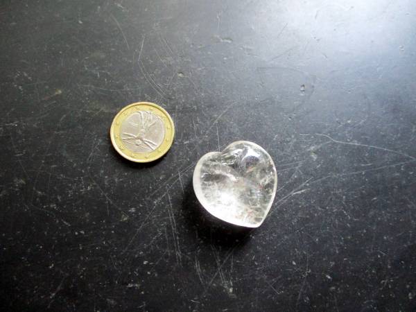 Herz, Edelsteinherz, Deko, Bergkristall, klar, Hausaltar, Geschenk