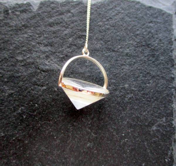 Pendel, Bergkristall, Ufo, Bergkristallpendel, Silber, Ufopendel, Esoterik, Schamane, Wicca