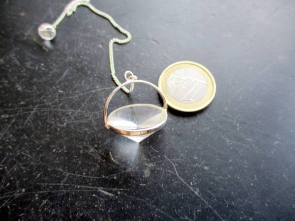 Pendel, Bergkristall, Ufo, Bergkristallpendel, Silber, Ufopendel, Esoterik, Schamane, Wicca