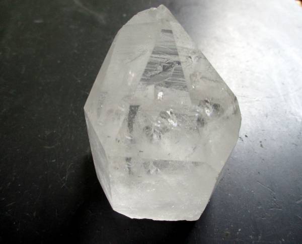 Bergkristall Spitze, natülich, klar, Deko, Meditation, Reiki