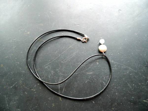 Kette, Lederband, Sterlingsilber, Blauquarz, hellblau, Silber, Schmuck