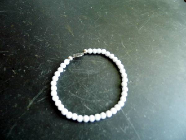 Armband, Symbolarmband, Chalcedon, hellblau, Blume des Lebens, Silber, Schmuck