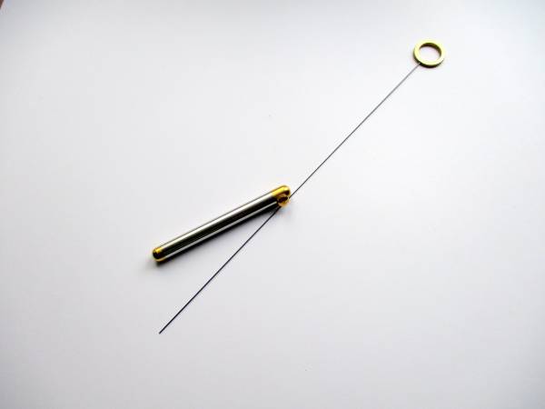 Antenne, Ersatzantenne für Ruten, Federstahl, Messing