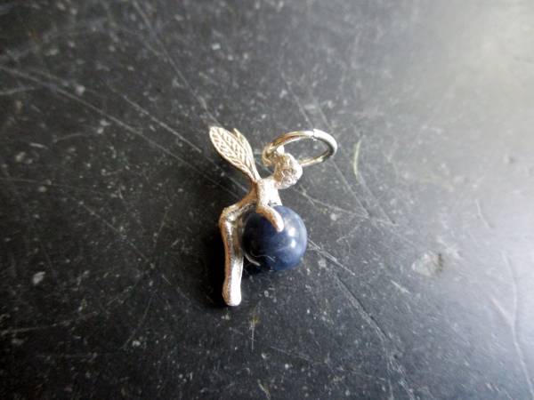 Anhänger, Elfe, Fee, Sterlingsilber, Lapislazuli, Schmuck, Märchen