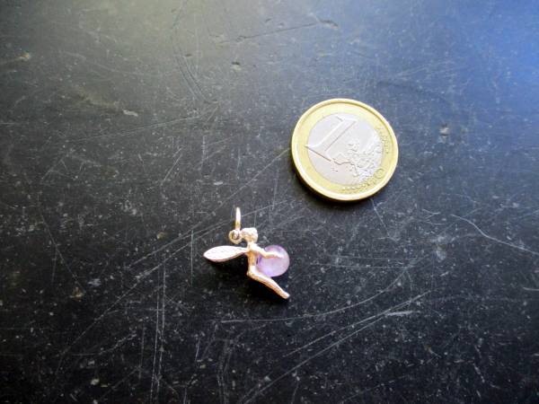 Anhänger, Elfe, Fee, Sterlingsilber, Amethyst, Schmuck, Märchen