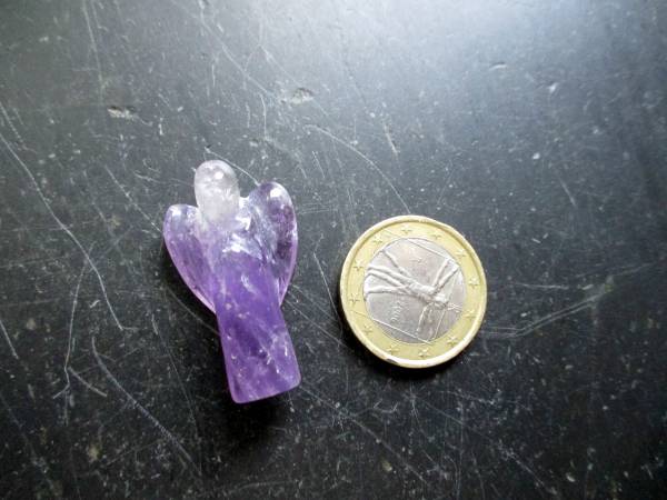 Engel, Schutzengel, Amethyst, Figur, Deko, lila
