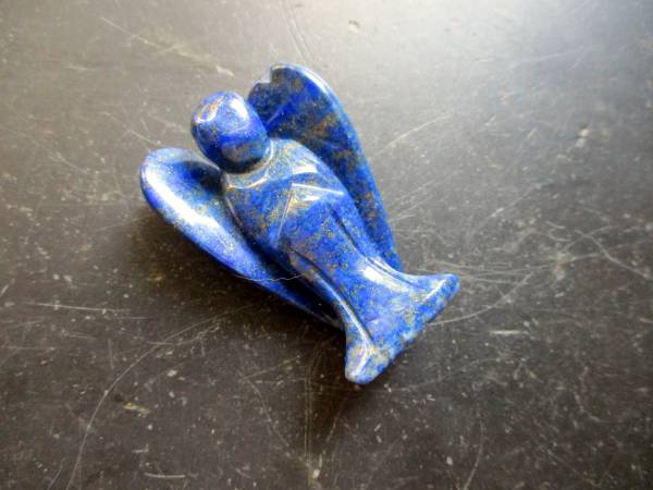 Engel, Schutzengel, Lapislazuli, Figur, Deko, blau,  Hausaltar