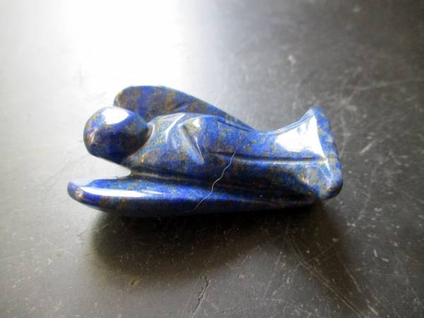 Engel, Schutzengel, Lapislazuli, Figur, Deko, blau,  Hausaltar