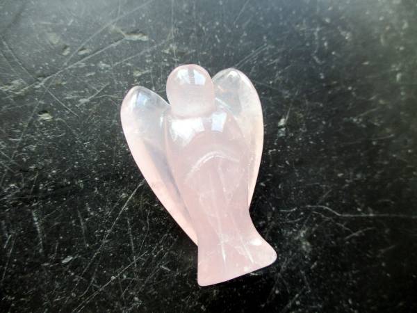 Engel, Schutzengel, Rosenquarz, Figur, Deko, rosa