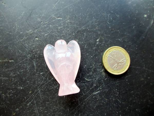 Engel, Schutzengel, Rosenquarz, Figur, Deko, rosa