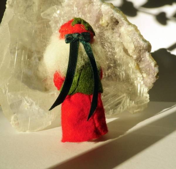 Püppchen, Waldorf, Erdbeere, rot, Mädchen, Puppe, Jahreszeitentisch, Deko