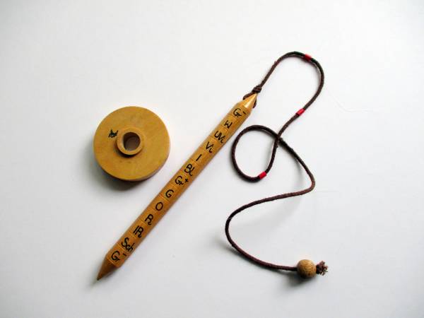 Chakrapendel, Farben Pendel, Farbpendel, Aura Pendel, Holz, Esoterik