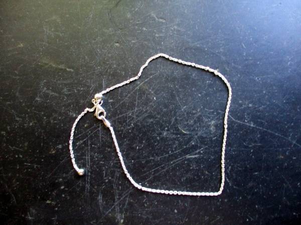 Armband, Fusskette, Sterlingsilber, verstellbar, Schmuck, Frauen