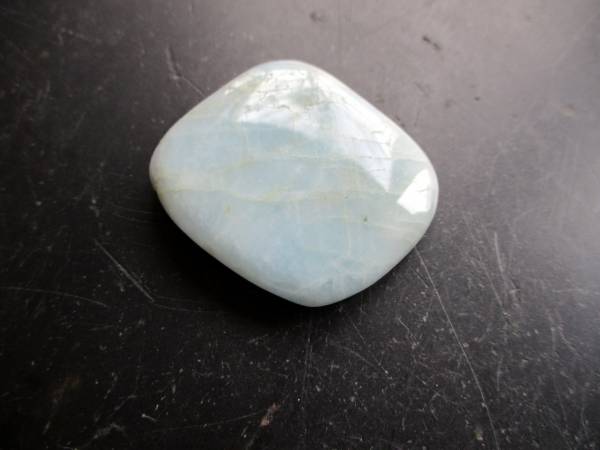 Edelstein, Handschmeichler, Calcit, blau, Deko, Meditation, Reiki