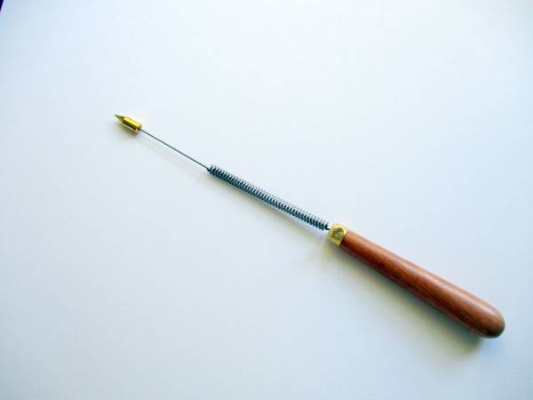 Einhandrute, Tensor, Wünschelrute, Rute, groß, Holz, Messing, zerlegbar