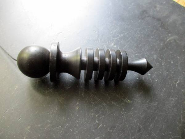 Isis Pendel, Holz, Buche, 7.5 cm, Ebenholz, ägyptisches Pendel