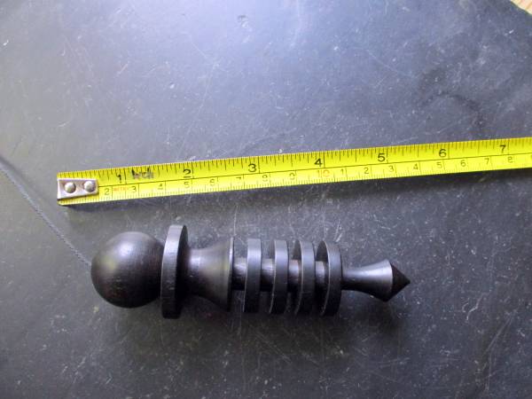 Isis Pendel, Holz, Buche, 7.5 cm, Ebenholz, ägyptisches Pendel