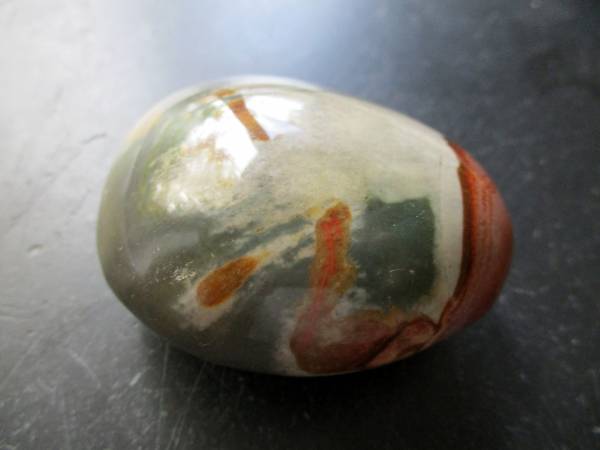 Seifenstein, Handschmeichler, maxi, Edelstein, Polychrom Jaspis, Jaspis, bunt, Madagaskar