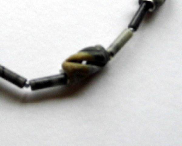 Kette,Jaspiskette, Jaspisstäbchen, Röhrchen, Jaspis, Kette, Schmuck