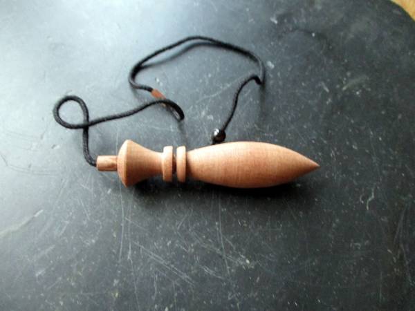 Karnak Pendel, Holz, Mahagoni, Karnakpendel, ägyptische Pendel, Spitzpendel