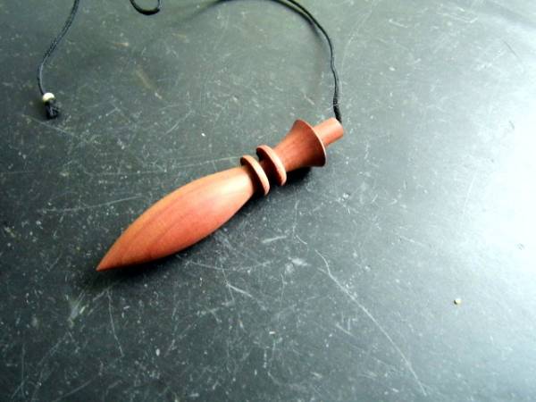 Karnak Pendel, Holz, pink Ivory, Karnakpendel, ägyptische Pendel, Spitzpendel