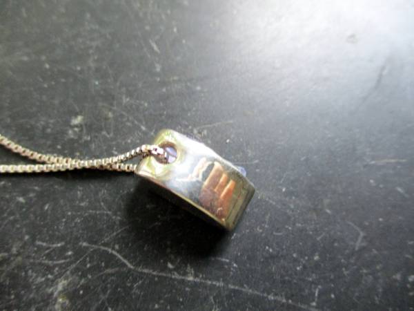 Kette, Sterlingsilber, Anhänger, Tansanit, blau, Schmuck, Frauen