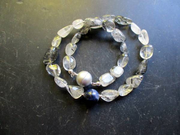 Kette, Turmalinkette, Turmalin Quarz, Turmalin, Kette, Amethyst, Magnetverschluss