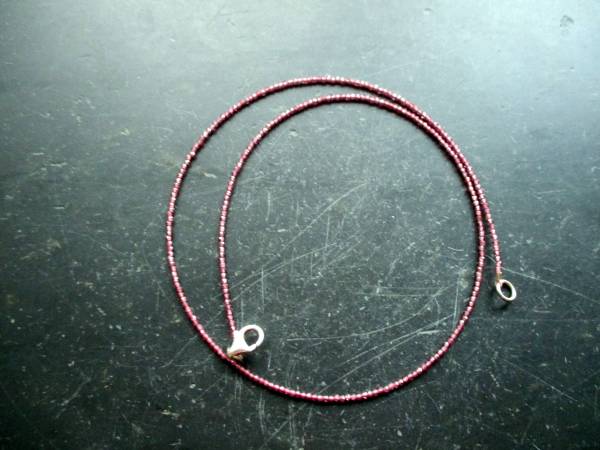 Kette, Edelstein, Turmalin, rosa, facettiert, zierlich, Schmuck, Frauen