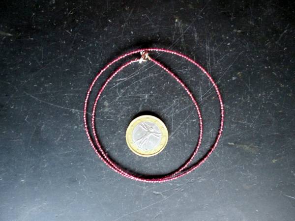 Kette, Edelstein, Turmalin, rosa, facettiert, zierlich, Schmuck, Frauen