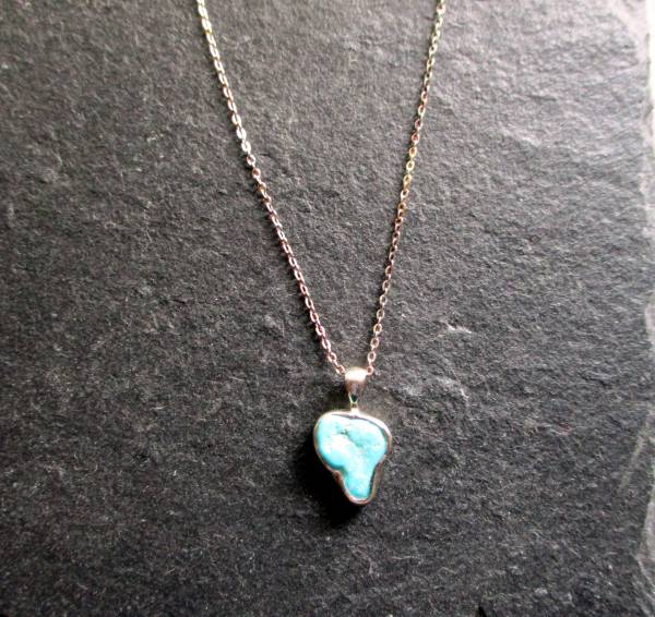 Kette, Anhänger, Sterlingsilber, Türkis, Schmuck, Frauen