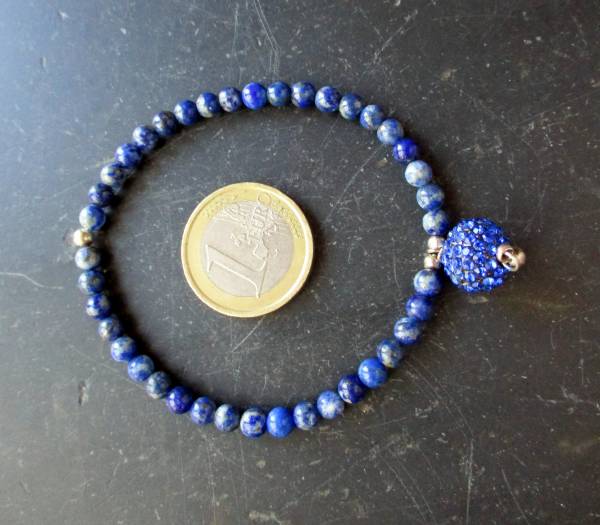 Armband, Lapislazuli, blau, Charm, Sterlingsilber, Schmuck, Frauen