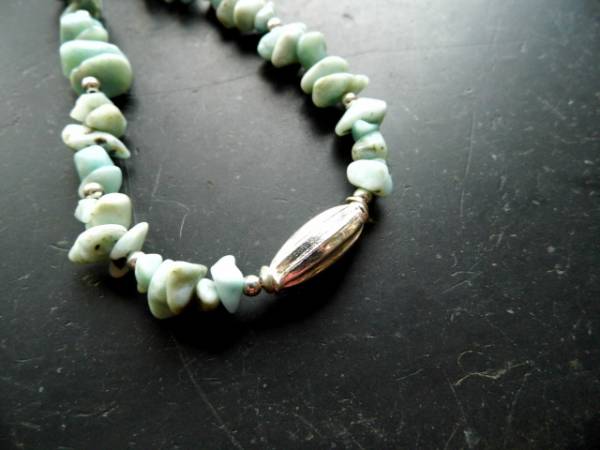 Kette, Larimar, türkis, Silber, Schmuck, Sterlingsilber, Larimarkette, Frauen