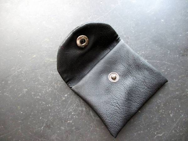 Ledertäschchen, Schmuckbeutel, schwarz, Verpackung, Beutel, Schmuck